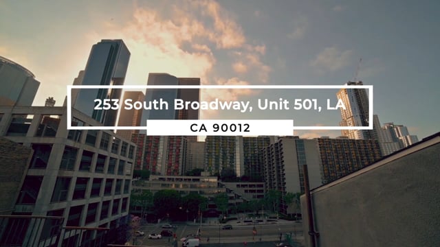 253 SOUTH BROADWAY, UNIT 501, LOS ANGELES, CALIFORNIA, 90012