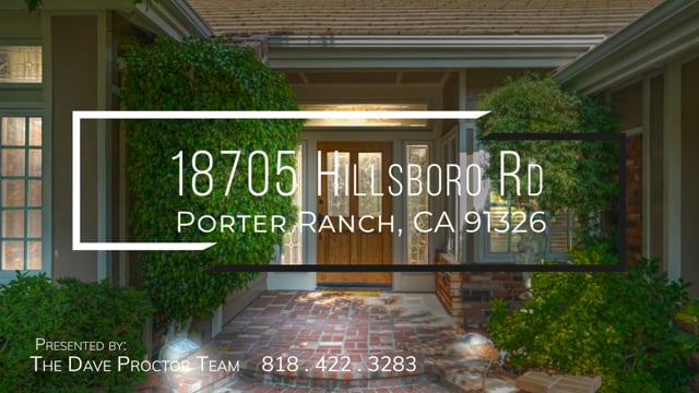 18705 HILLSBORO RD, PORTER RANCH, CA 91326