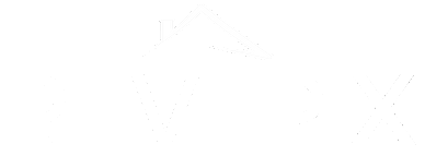 White logo of revepix
