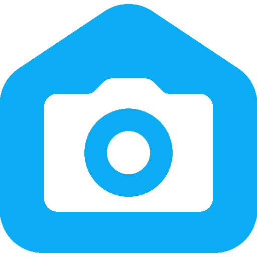 Real Estate Photography Blue Icon