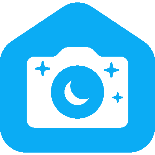 Twilight Real Estate Photography Blue Icon