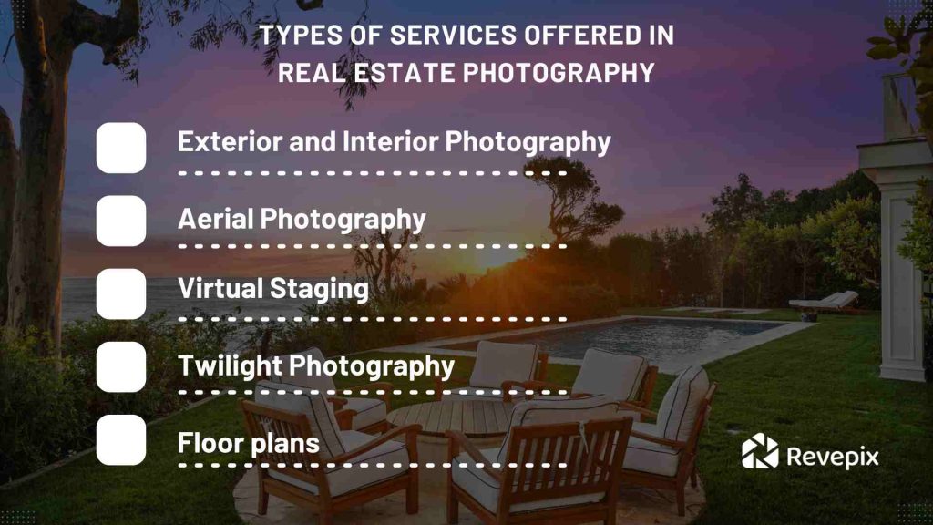 Types Of Services Offered In Real Estate Photography